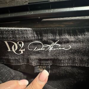 DG2 by Diane Gilman Black Flare Jeans